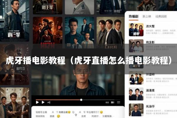 虎牙播电影教程(虎牙直播怎么播电影教程)
