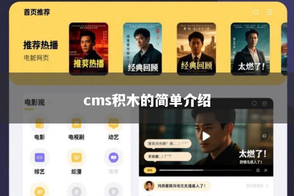 cms积木的简单介绍